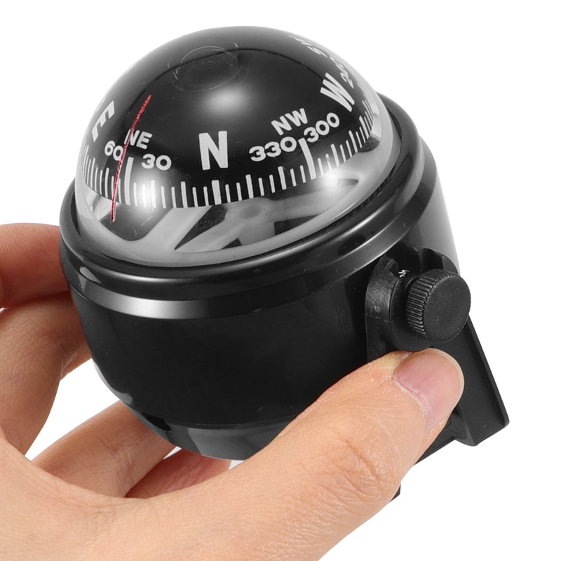 Premium Car Compass Dash Mount Navigation Guide Ball for Vehicles & Boats