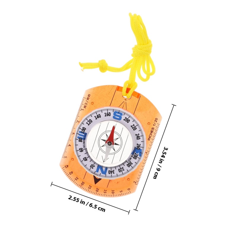 Multi Function Outdoor Compass for Hiking & Camping Navigation