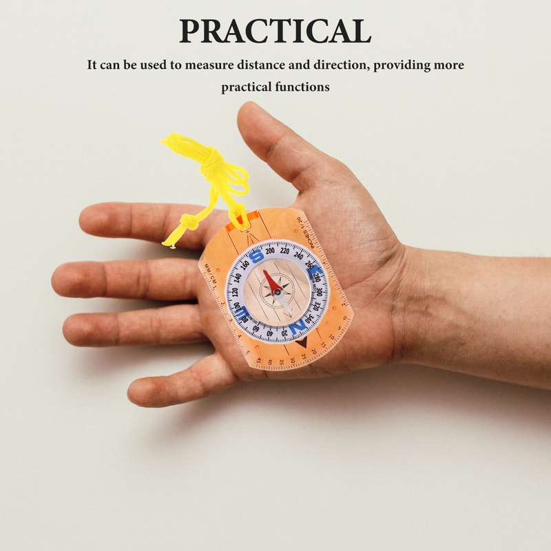Multi Function Outdoor Compass for Hiking & Camping Navigation