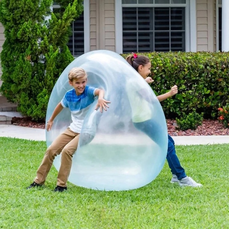 Inflatable Bubble Ball Toy For Kids Outdoor Water Beach Fun 0