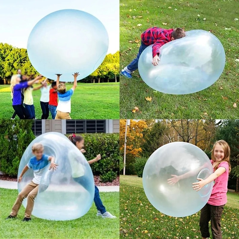 Inflatable Bubble Ball Toy For Kids Outdoor Water Beach Fun 2