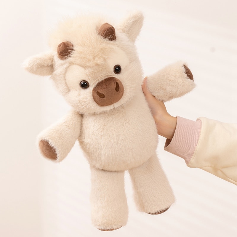Highland Cattle Plush Toy Soft Cow Stuffed Animal