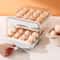 Automatic Egg Dispenser Organizer For Refrigerator Storage 0