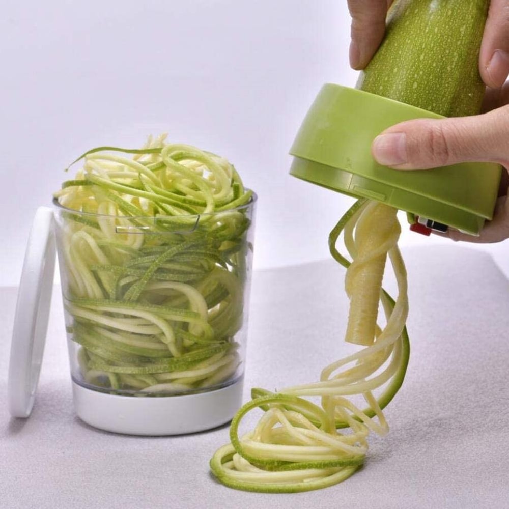 Premium Manual Vegetable Spiral Cutter Carrot & Cucumber Slicer
