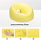 Ergonomic Face Down Memory Foam Pillow For Desk Naps Home Massage 2