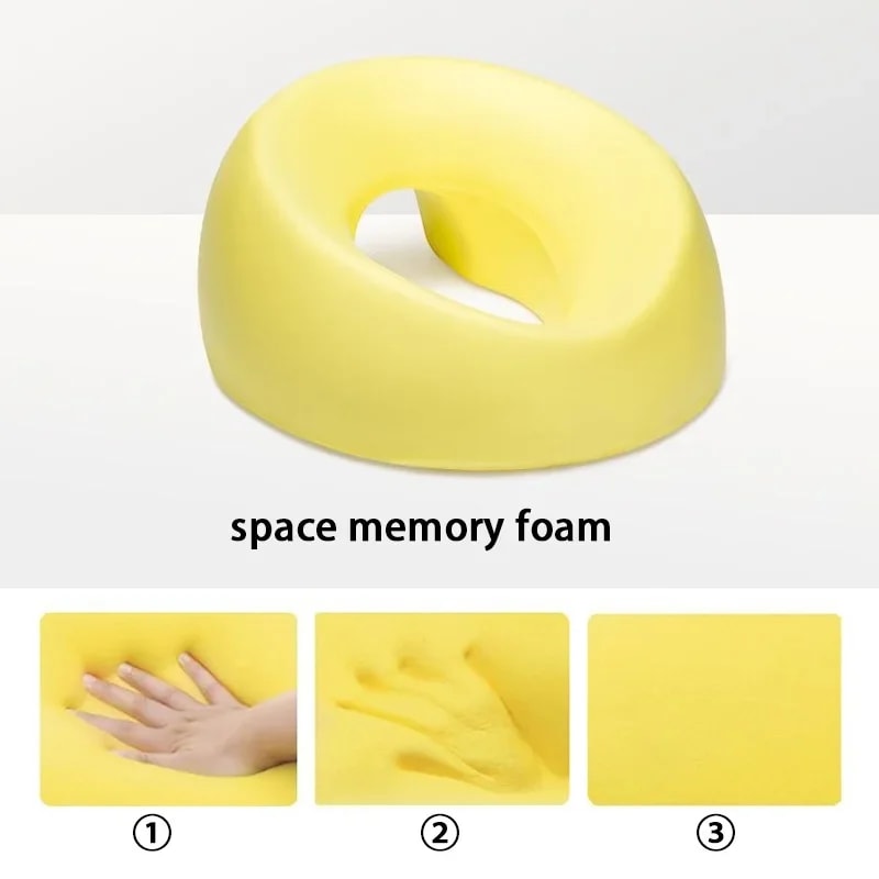 Ergonomic Face Down Memory Foam Pillow For Desk Naps Home Massage 2