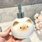 Ceramic Siamese Cat Shaped Soap Hand Sanitizer Bottle Dispenser Decorative Refillable Bathroom Acc 2