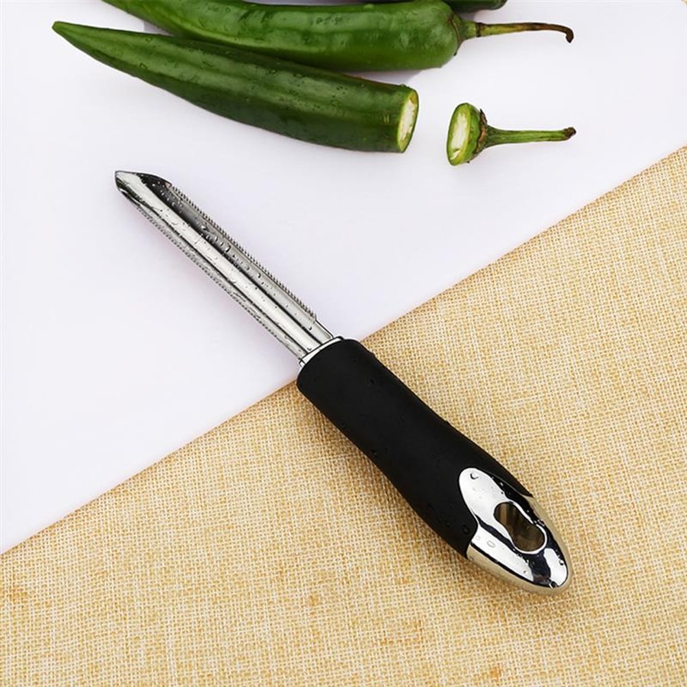 Premium Stainless Steel Fruit Vegetable Corer Heart Melon Zucchini Carrot Remover 1