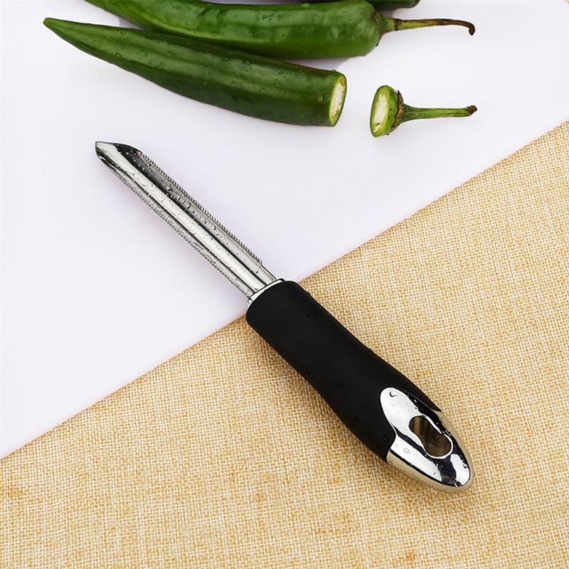 Premium Stainless Steel Fruit Vegetable Corer Heart Melon Zucchini Carrot Remover 1