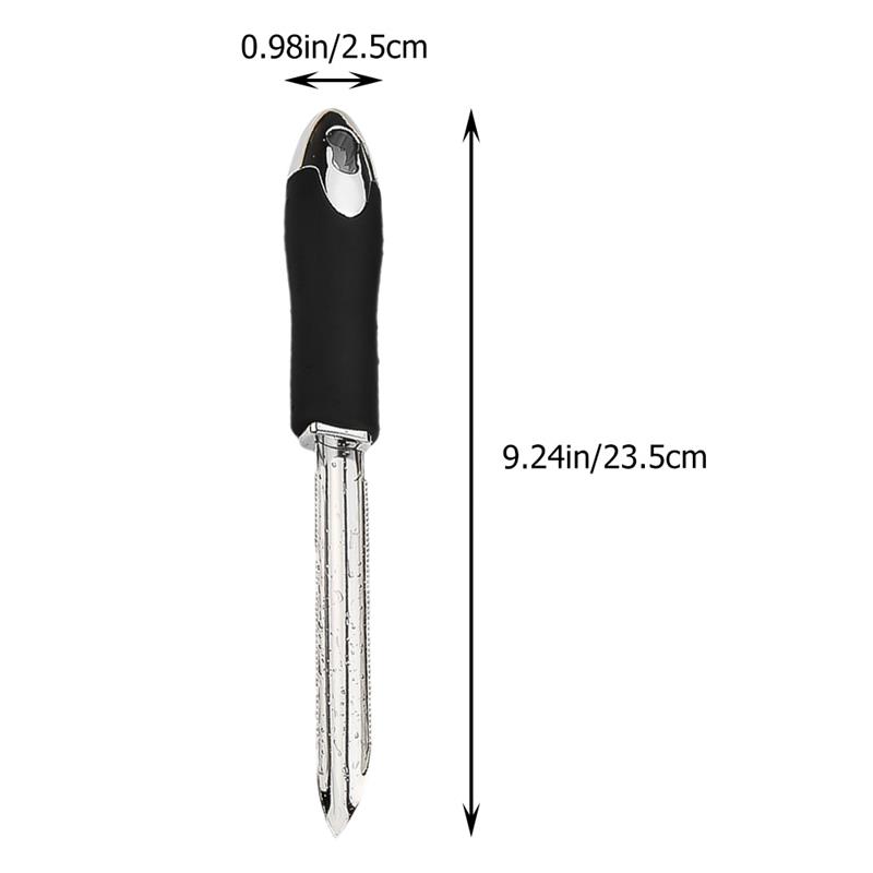 Premium Stainless Steel Fruit Vegetable Corer Heart Melon Zucchini Carrot Remover 5