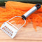 Premium Stainless Steel Kitchen Peeler Vegetable Slicer Tool With Julienne Cutter 0