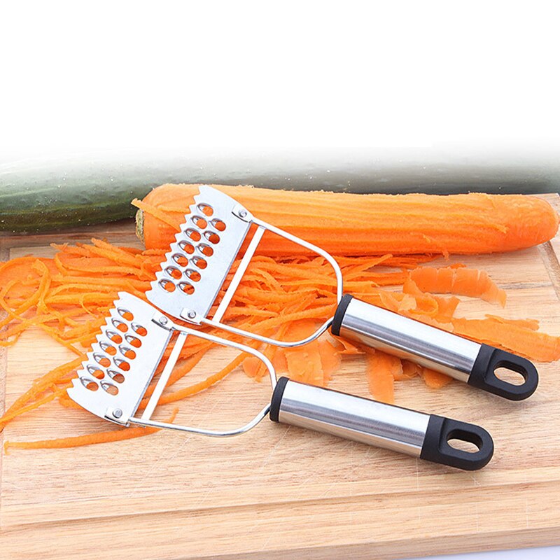 Premium Stainless Steel Kitchen Peeler Vegetable Slicer Tool With Julienne Cutter 2