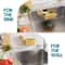 Rustproof Aluminum Sponge Holder For Kitchen Sink With Removable Suction Cup Brush Storage 4