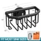 Rustproof Aluminum Sponge Holder For Kitchen Sink With Removable Suction Cup Brush Storage 8