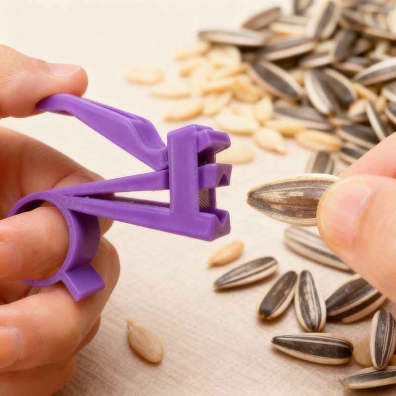 Premium Kitchen Nut Cracker & Seed Sheller Effortless Easy Shelling Tool for Walnuts, Pistachios, and More
