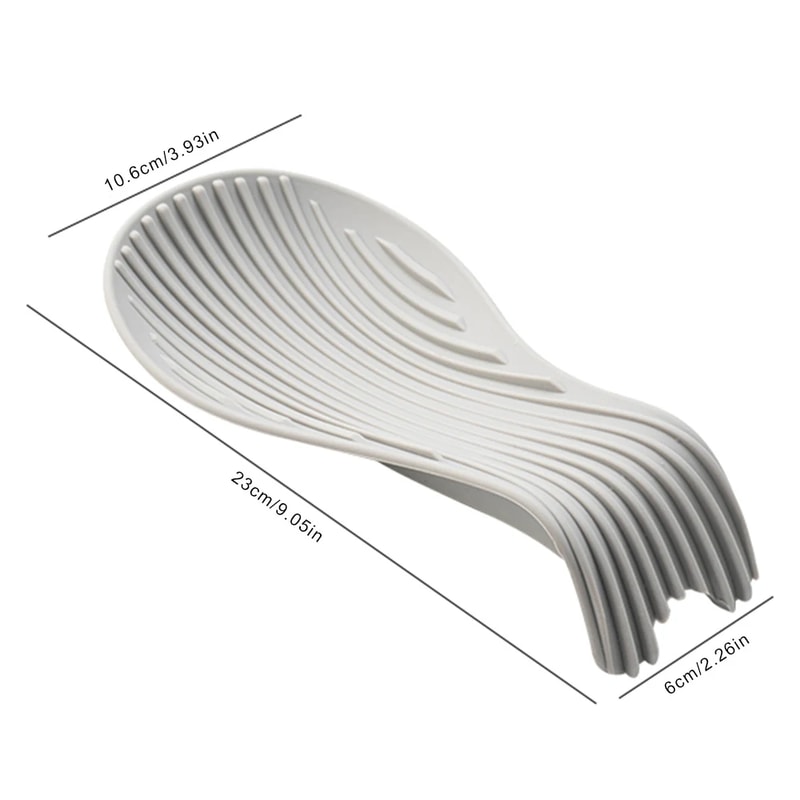 Silicone Heat Resistant Spoon Holder Kitchen Placemat Set 2