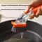 Refillable Soap Dispensing Dish Brush with Long Handle Scrubber & Pot Cleaning Tool
