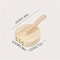 Solid Wood Handmade Dumpling Maker Manual Press For Perfect Wrappers 2