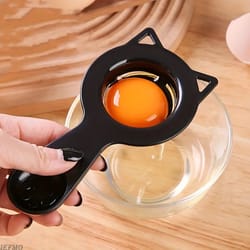 premium cute cat egg separator & measuring cup tool for easy baking and cooking