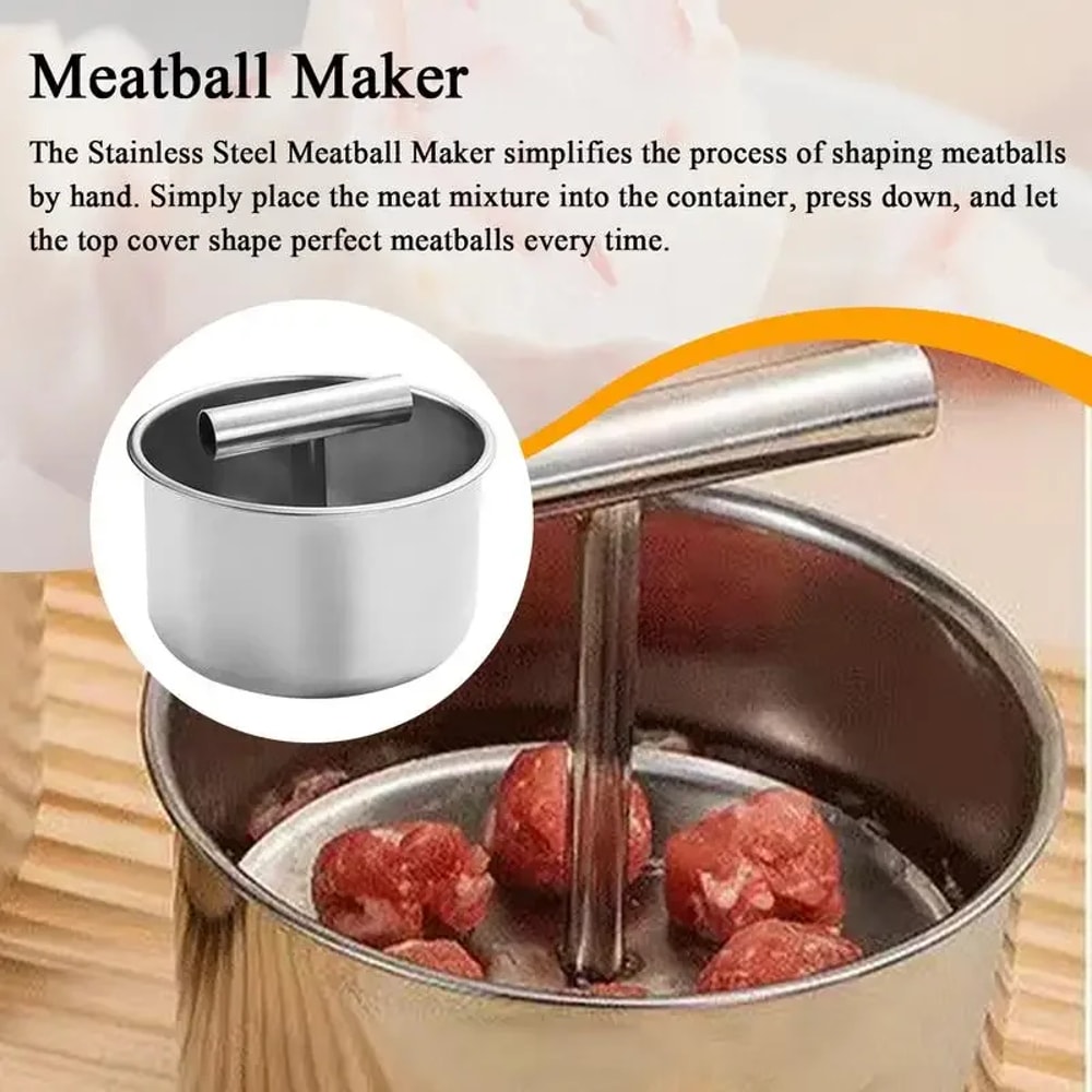 Premium Stainless Steel Meatball Maker Manual Multi Functional Kitchen Tool 4