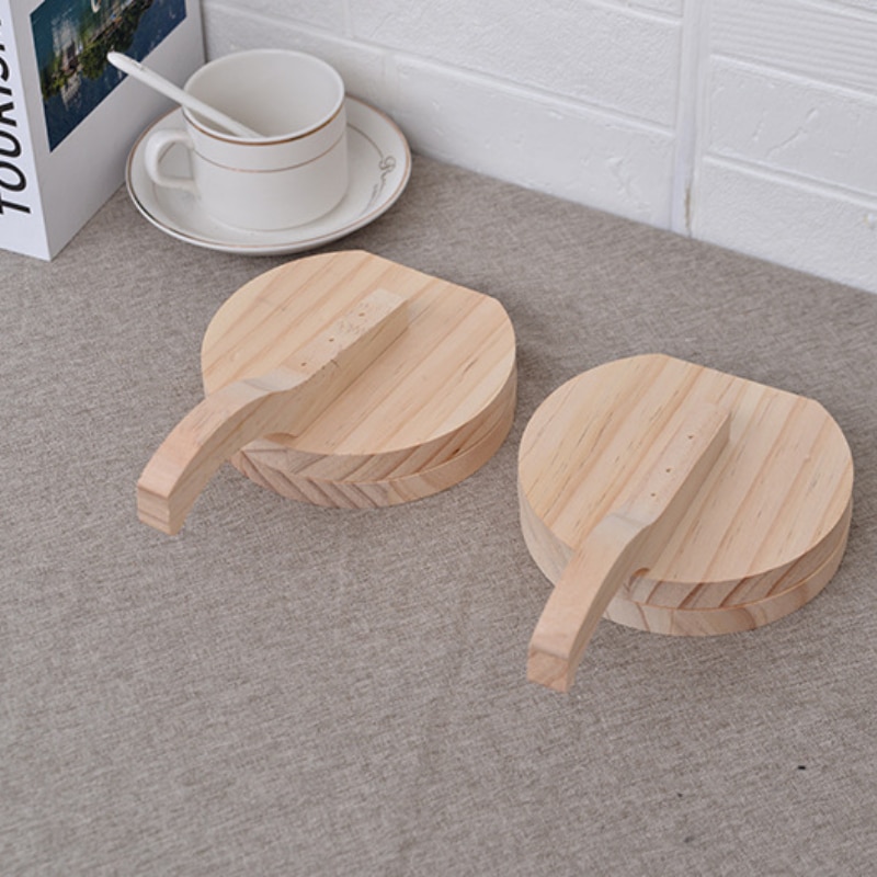 Solid Wood Dumpling Press Quick & Easy Dumpling Skin Maker