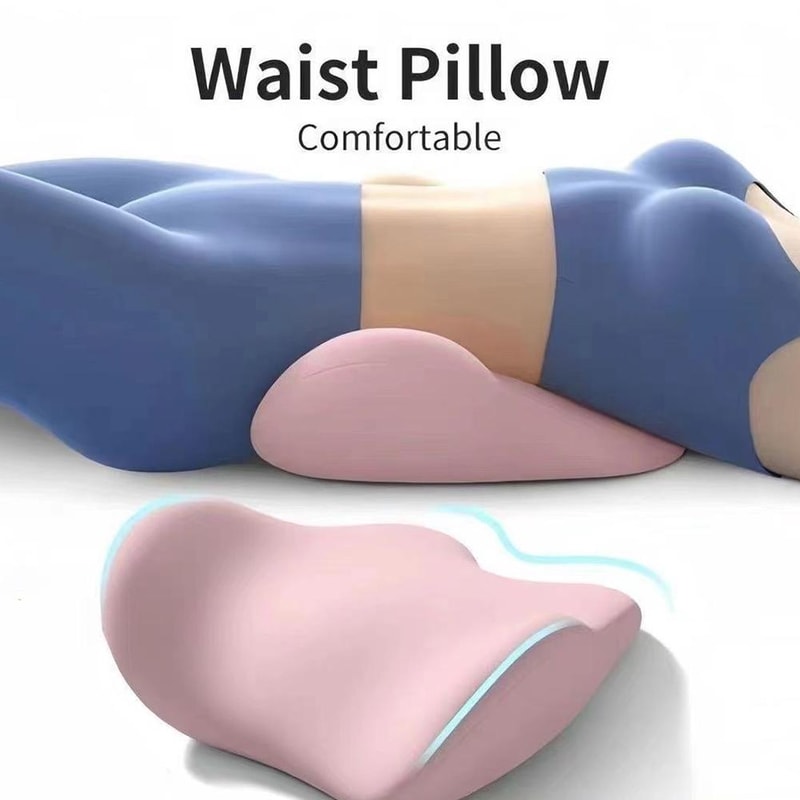 Ergonomic Memory Foam Lumbar Support Pillow For Back Sleep 0