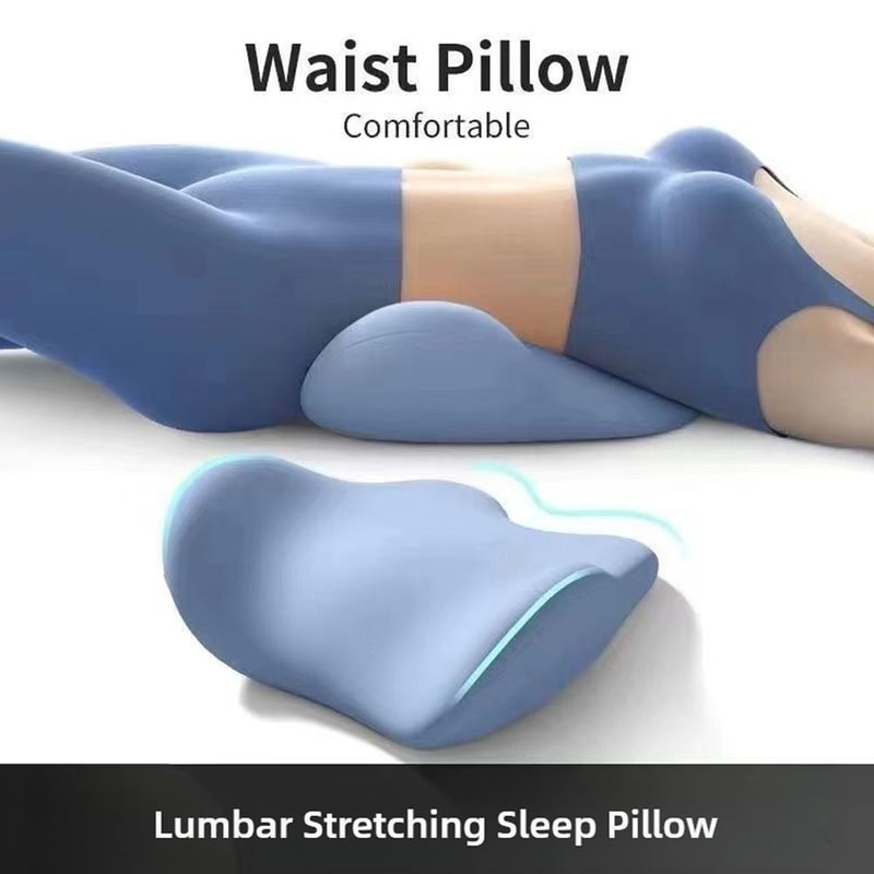 Ergonomic Memory Foam Lumbar Support Pillow For Back Sleep 3