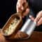 Premium Stainless Steel Cheese Grater With Red Sandalwood Storage Box 3