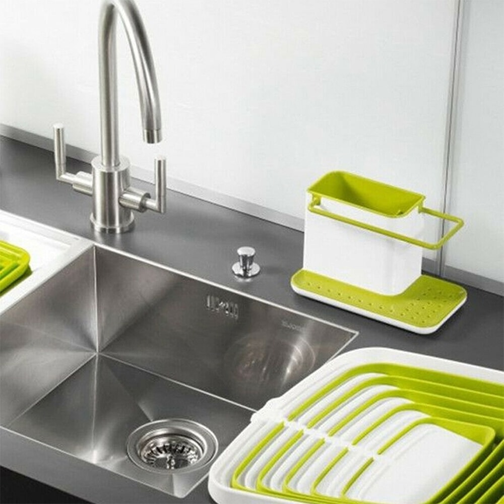 Space Saving Multifunctional Kitchen Bathroom Storage Shelf Organizer 2