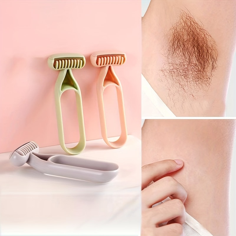 Portable Womens Manual Hair Trimmer For Smooth Sensitive Skin 0