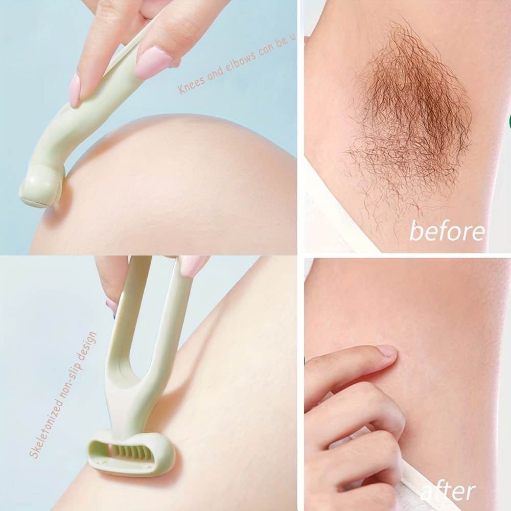 Portable Womens Manual Hair Trimmer For Smooth Sensitive Skin 1