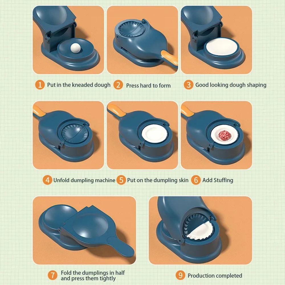 Dumpling Maker Dough Press Easy Dumpling Noodle Tool 3