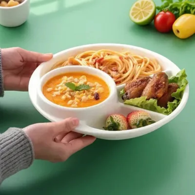 Smart Portion Control Plate Diet & Meal Prep Plate for Weight Loss