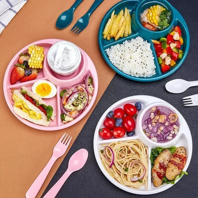 Smart Portion Control Plate Diet & Meal Prep Plate for Weight Loss