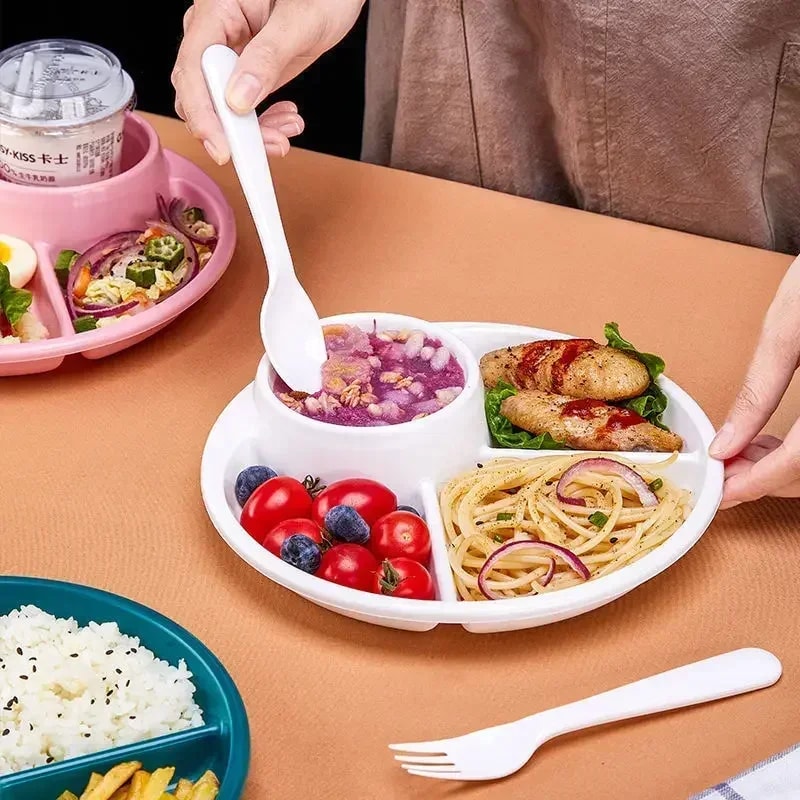 Smart Portion Control Plate Diet & Meal Prep Plate for Weight Loss