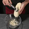 Premium Stainless Steel Noodle Maker Dough Cutter Manual Wide Mouth Pasta Tool 3