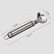 Premium Stainless Steel Noodle Maker Dough Cutter Manual Wide Mouth Pasta Tool 4
