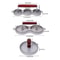 Double Burger Press Non Stick Aluminum Meat Patty Maker