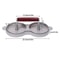 Double Burger Press Non Stick Aluminum Meat Patty Maker