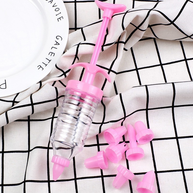 Premium Icing Piping Set with Cream Squeezers & Nozzles for Cake Decorating