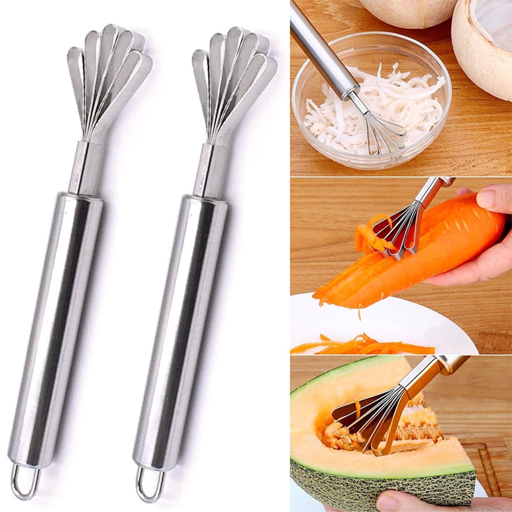 Stainless Steel Coconut Fruit Grater Multi Purpose Kitchen Tool 3