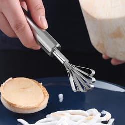 stainless steel coconut & fruit grater multi purpose kitchen tool