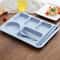Premium Anti Fall Student Meal Plate Set Divided Bowls Cups 1