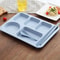 Premium Anti Fall Student Meal Plate Set Divided Bowls Cups 1