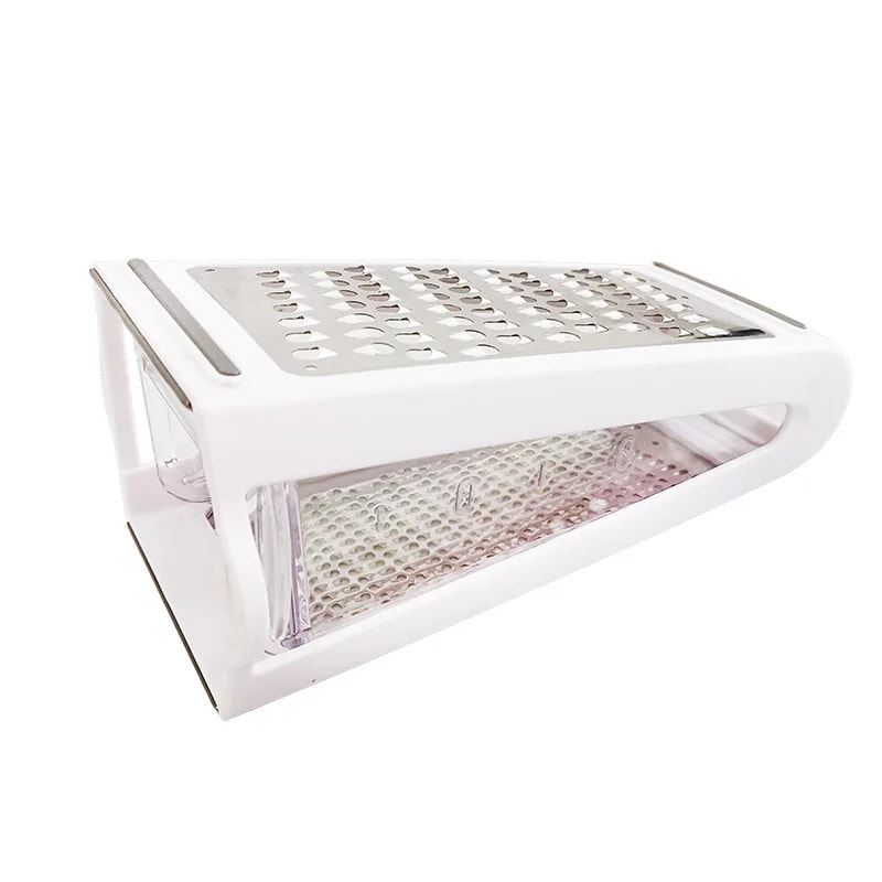 Double Sided Vegetable & Cheese Grater with Container Stainless Kitchen Tool