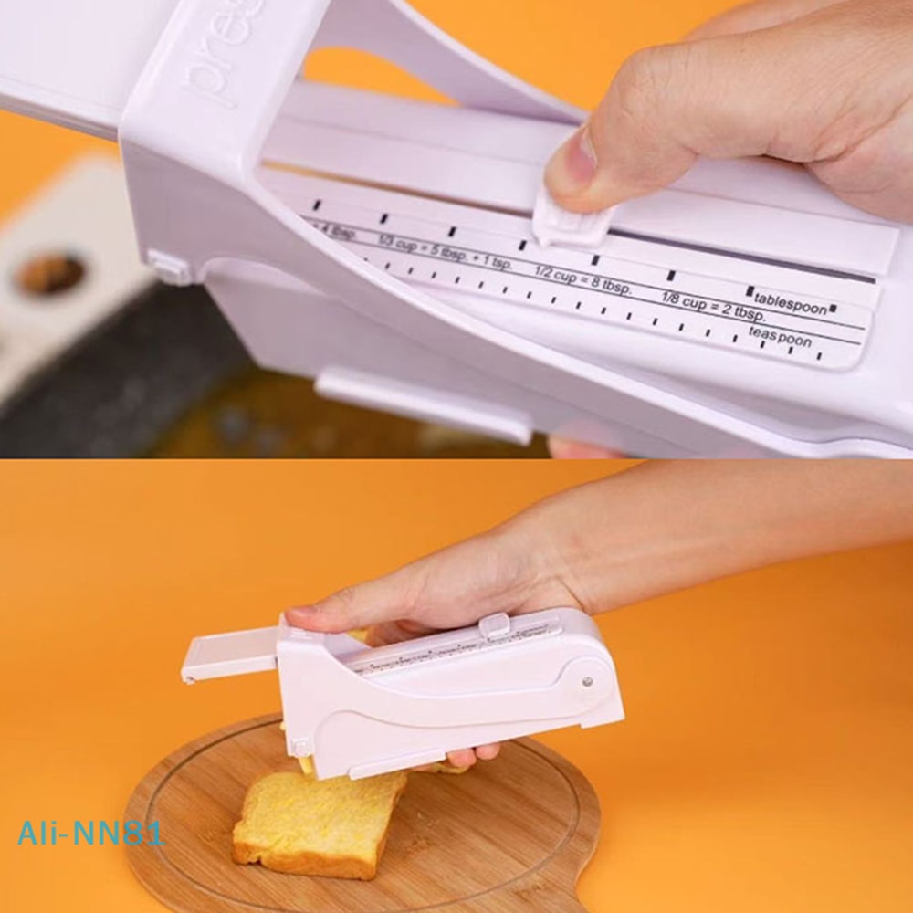 Adjustable Butter & Cheese Dispenser with Stainless Steel Blade for Baking