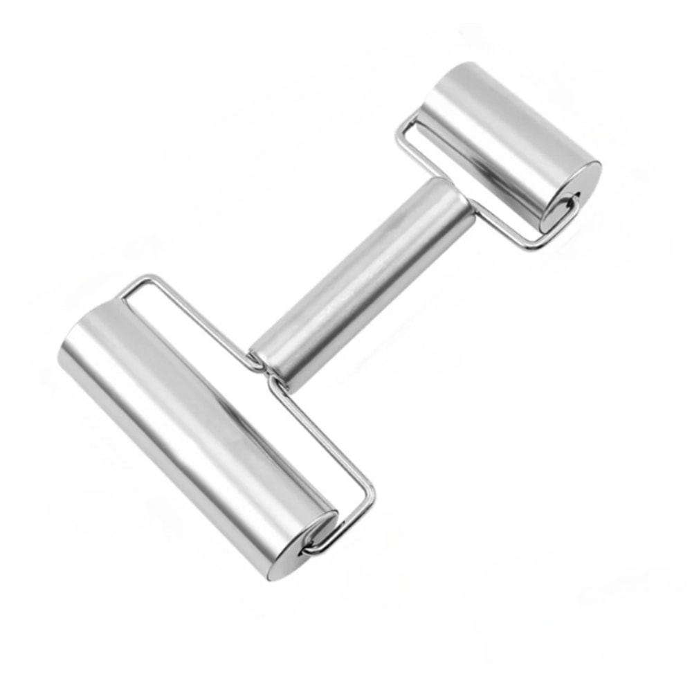 Premium Stainless Steel Dough Roller Nonstick Kitchen Rolling Pin For Pie Cookie Pastry 7