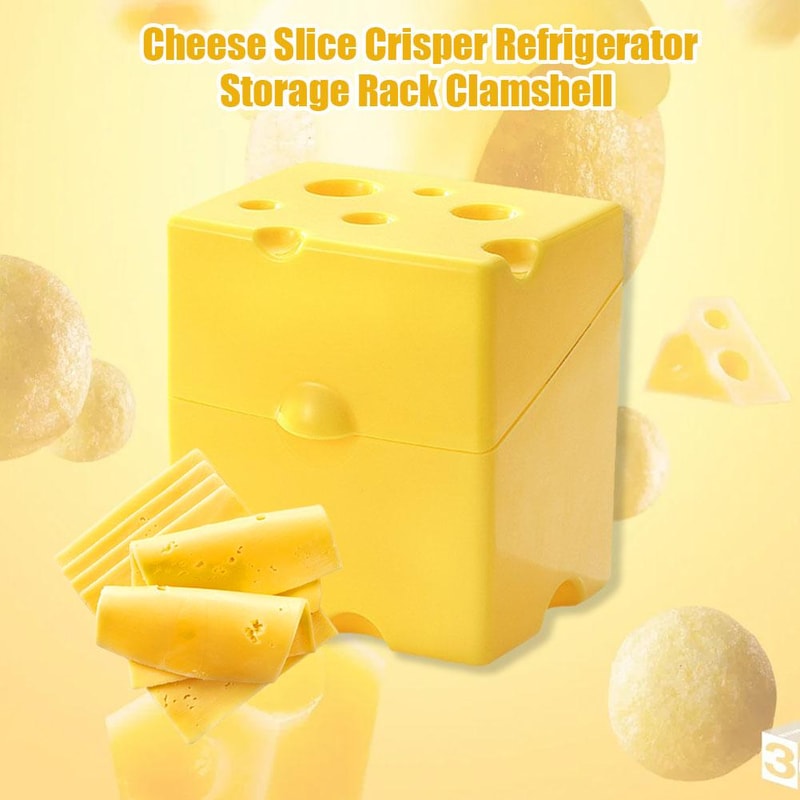 Premium Cheese Storage Container with Holder Slice Saver & Butter Box