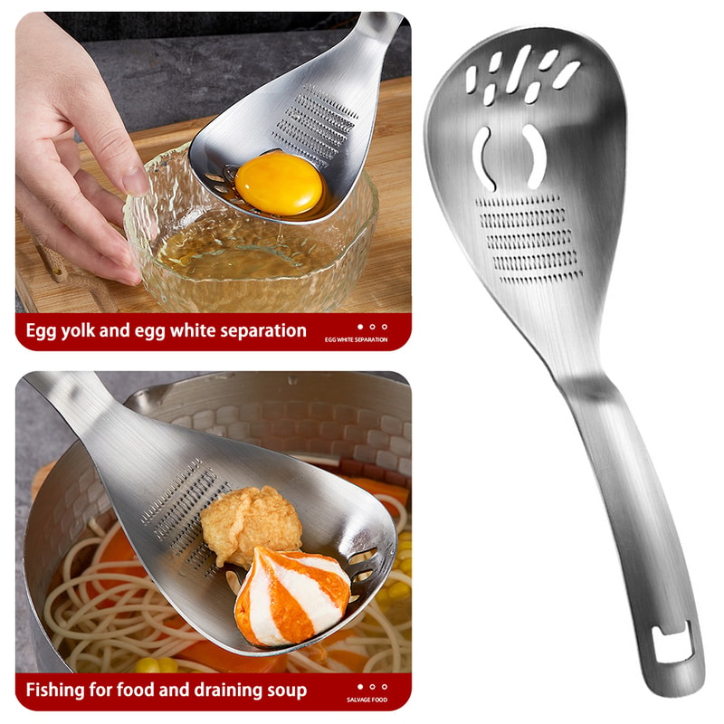 Multifunctional Stainless Steel Garlic Ginger Grater Spoon 1
