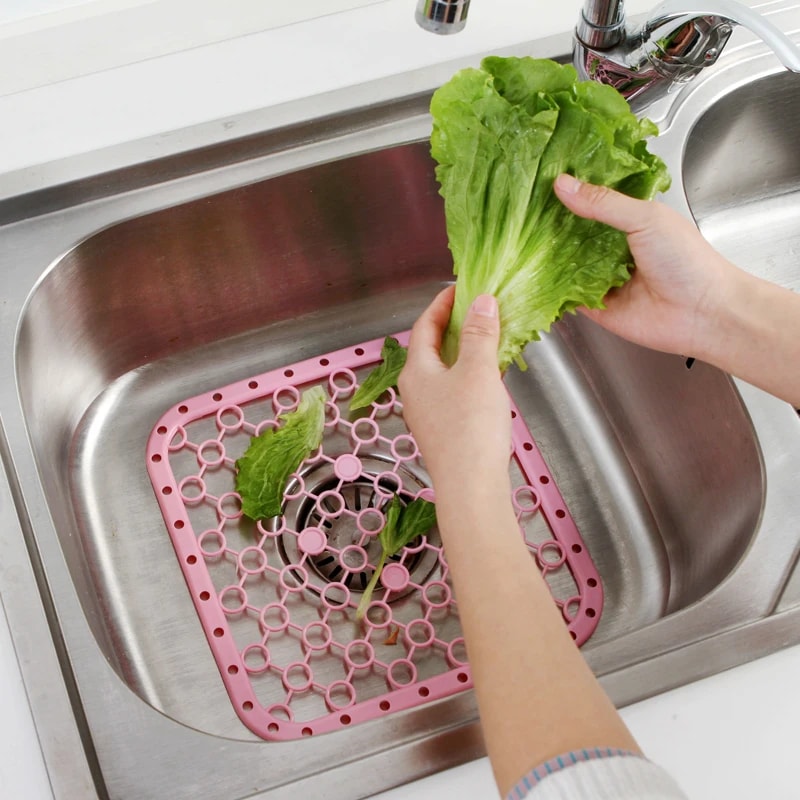 Silicone Heat Resistant Placemat Anti Slip Kitchen Mat For Dishes Vegetables 0